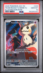 2026 Pokemon Mega Evolution Ascended Heroes Illustration Rare Team Rocket's Mimikyu #238 PSA 10