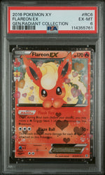 2016 Pokemon XY Generations Radiant Collection Flareon Ex #RC6 PSA 6