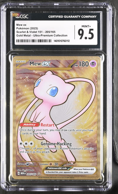 2023 Pokemon #205/165 Mew ex Scarlet & Violet 151 CGC 9.5