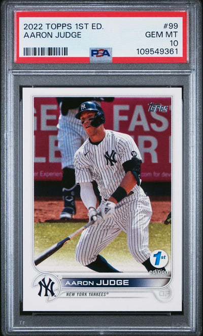 2022 Topps 1st Edition Aaron Judge #99 PSA 10