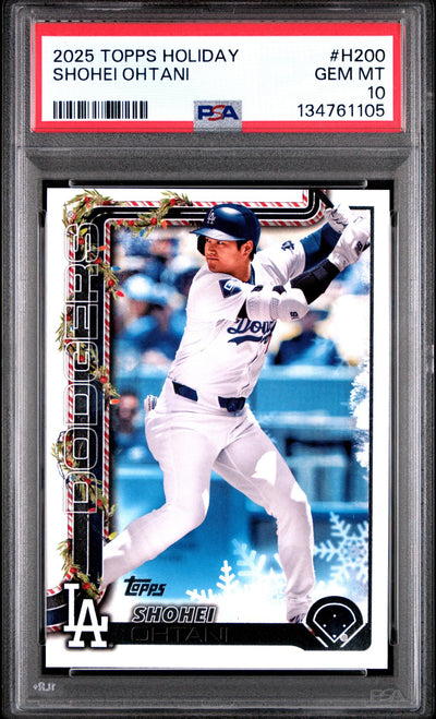2025 Topps Holiday Snowflake Shohei Ohtani #H200 PSA 10