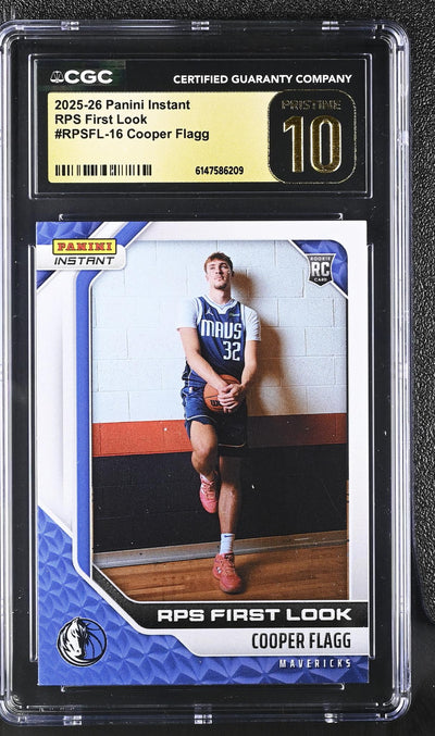 2025 Instant #RPSFL-16 Cooper Flagg RPS First Look CGC 10