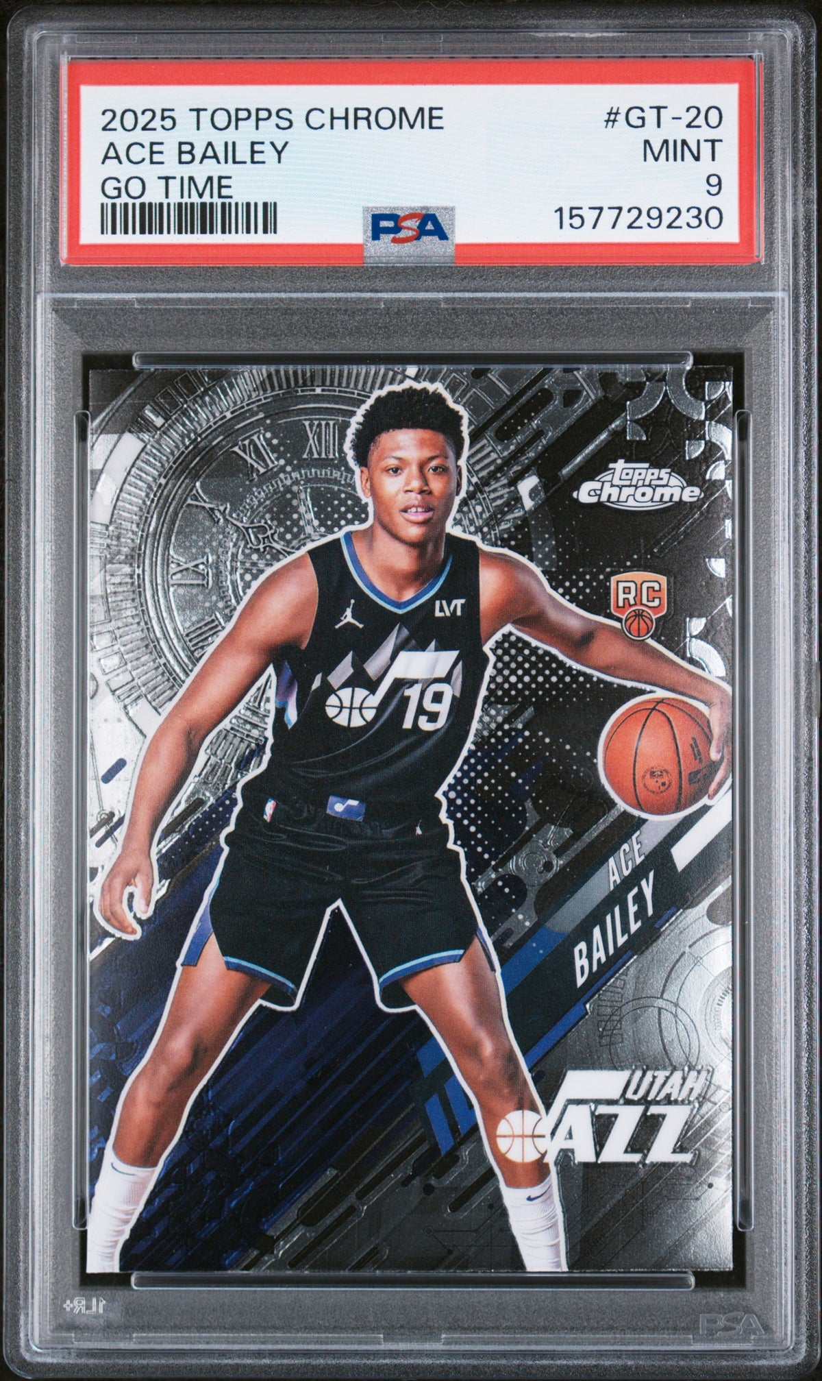 2025 Topps Chrome Ace Bailey #GT-20 PSA 9