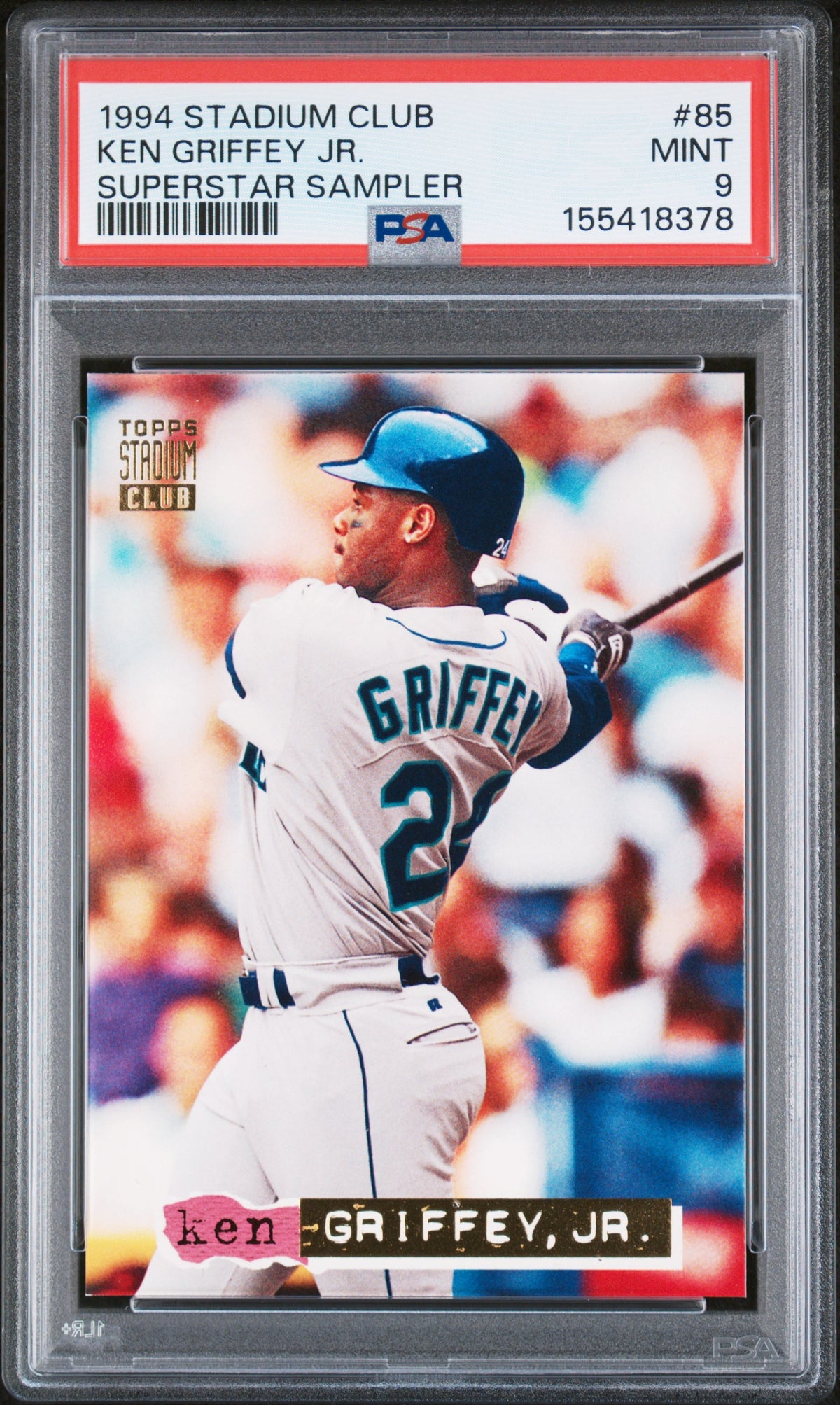 1994 Stadium Club Superstar Samplers Ken Griffey Jr. #85 PSA 9