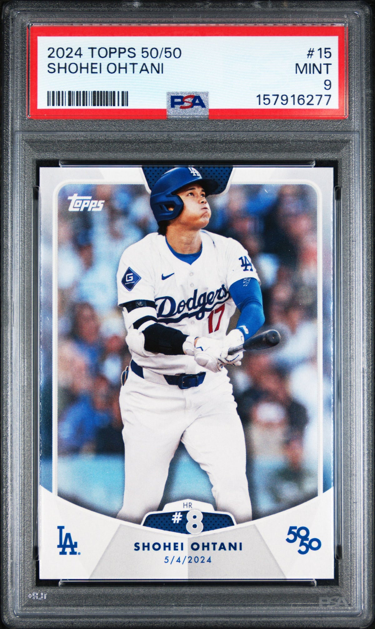 2024 Topps 50/50 Shohei Ohtani #15 PSA 9