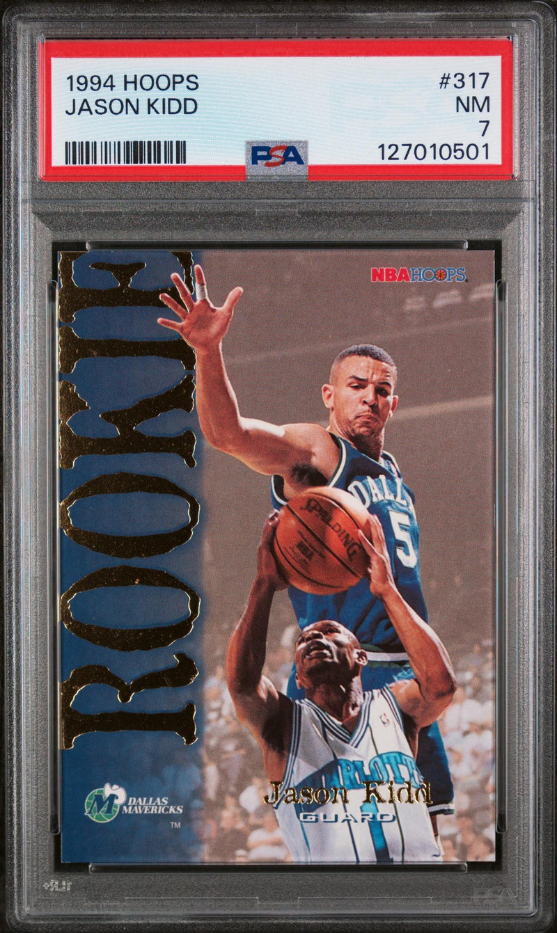 1994 Hoops Jason Kidd #317 PSA 7