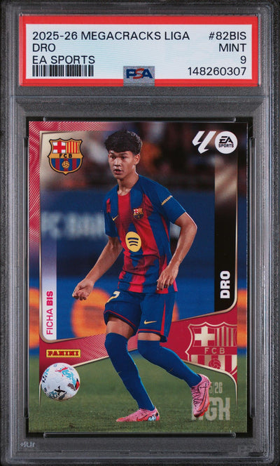 2025 Panini Megacracks Mgk Laliga Ea Sports Dro #82BIS PSA 9
