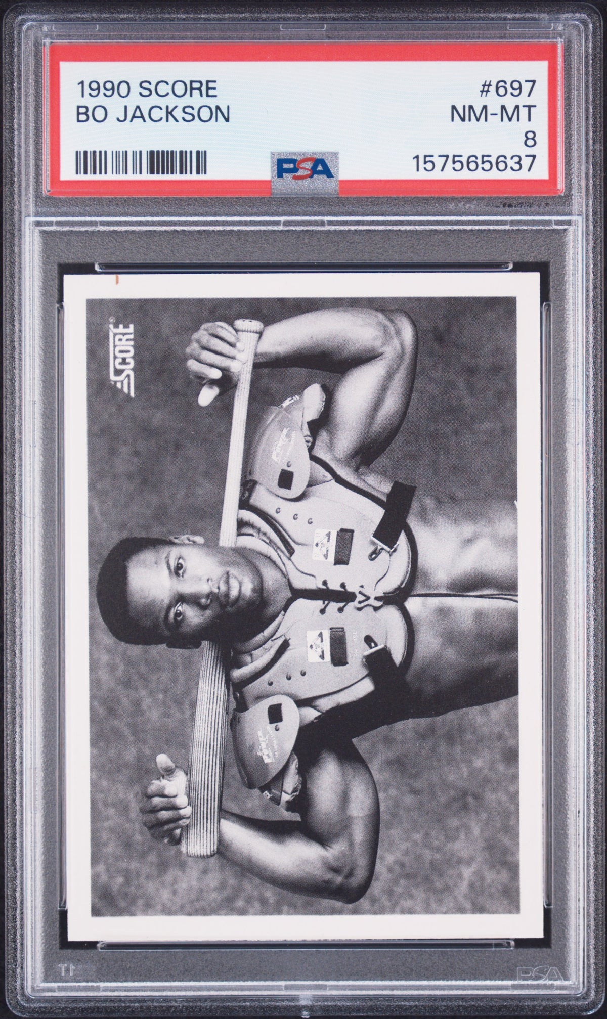 1990 Score Bo Jackson #697 PSA 8