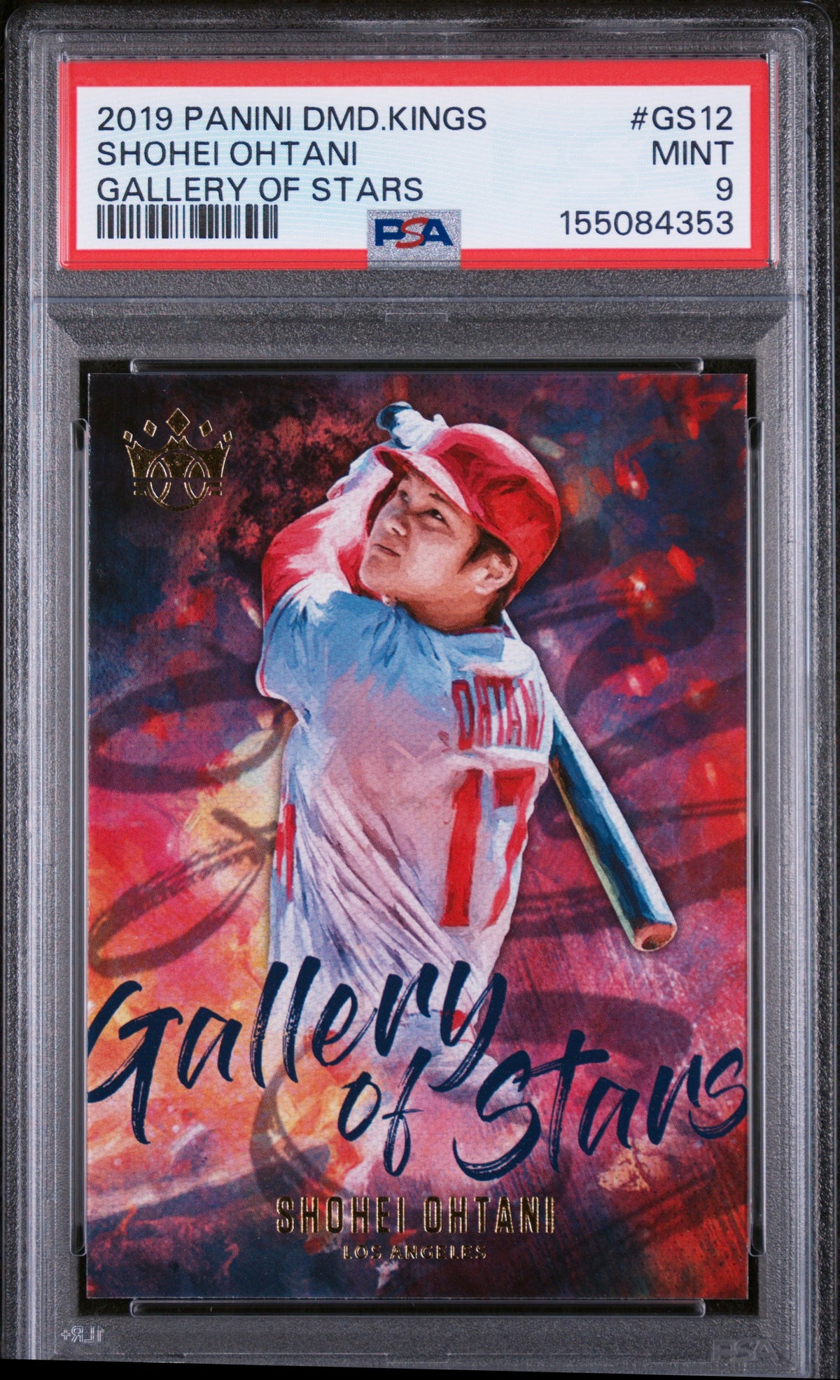 2019 Diamond Kings Gallery of Stars Shohei Ohtani #12 PSA 9