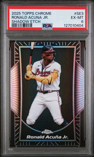 2025 Topps Chrome Superfractor Ronald Acuna Jr. #SE-3 /1 PSA 6