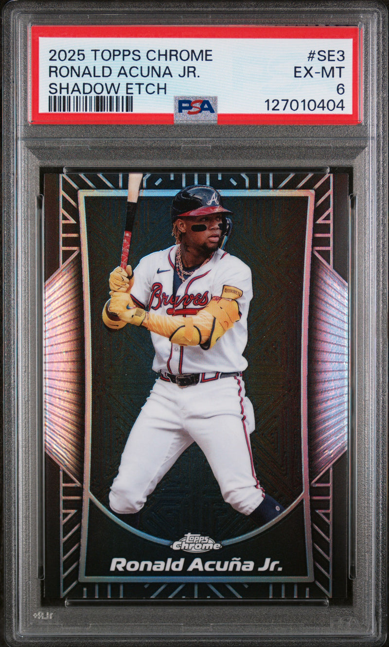 2025 Topps Chrome Superfractor Ronald Acuna Jr. #SE-3 /1 PSA 6