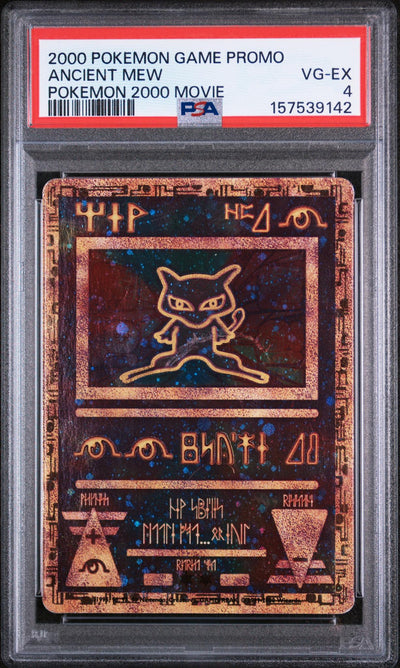 2000 Pokemon Game Promo Movie 2000 Ancient Mew PSA 4