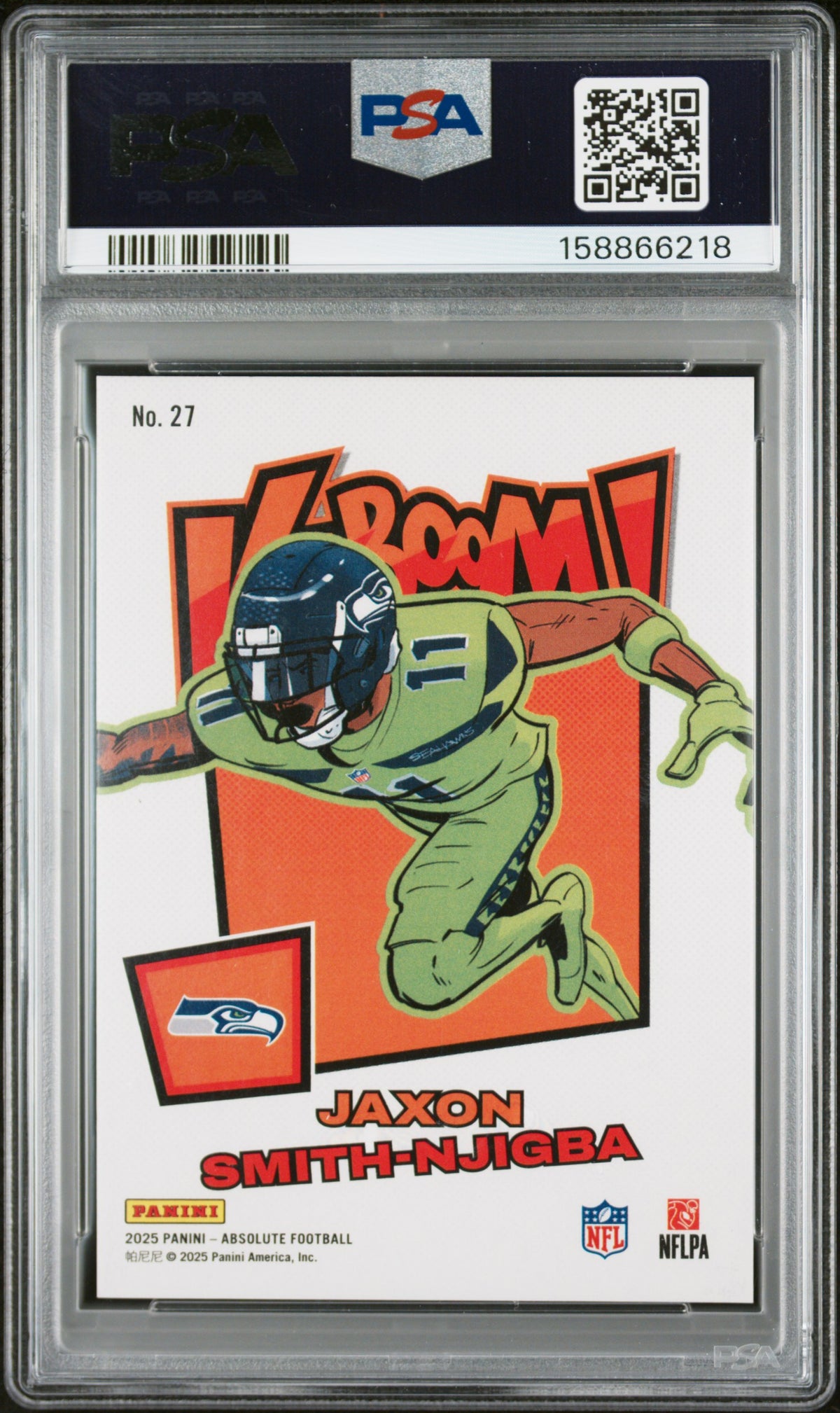 2025 Panini Absolute Kaboom! Horizontal Jaxon Smith-Njigba #27 PSA 10