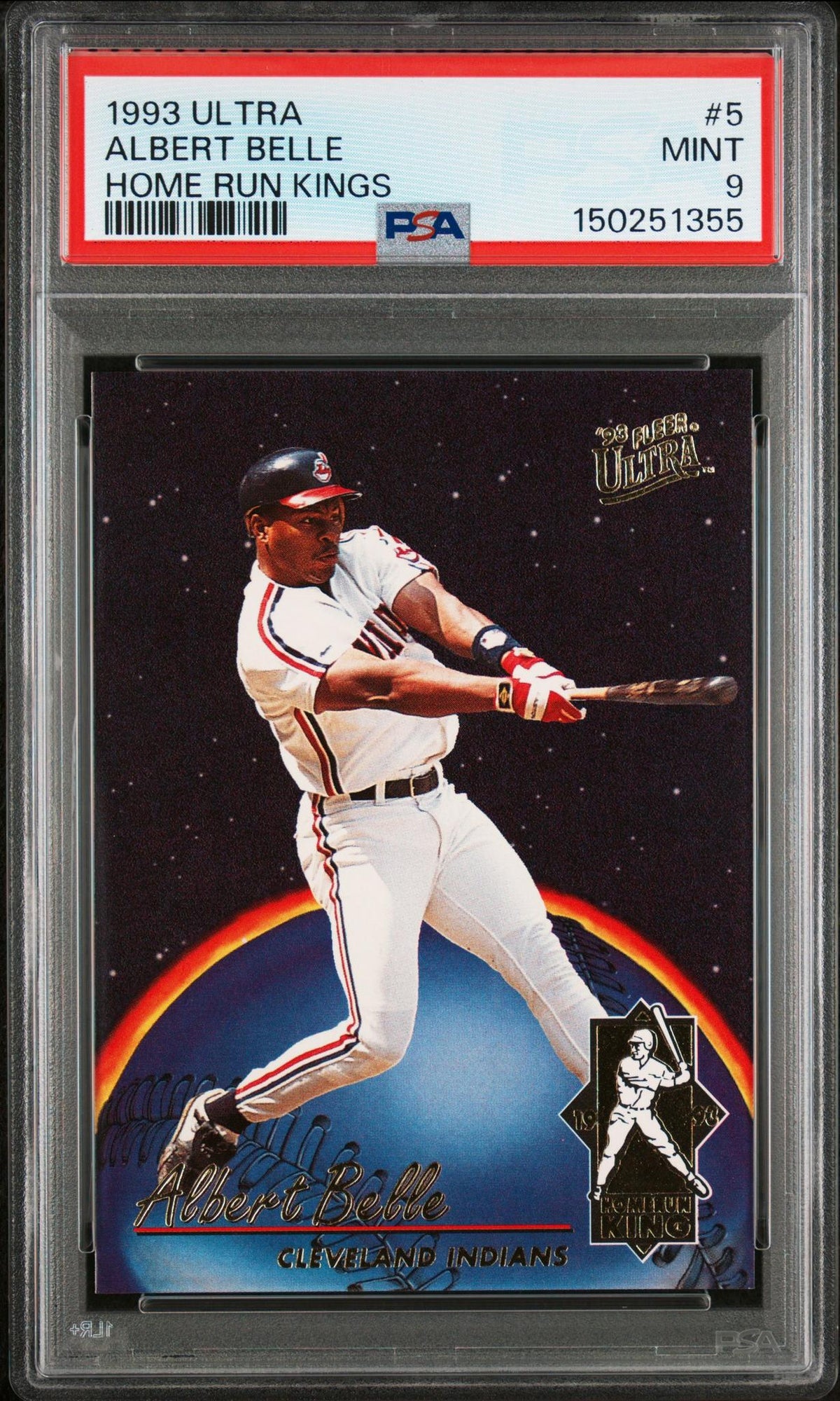 1993 Ultra Home Run Kings Albert Belle #5 PSA 9