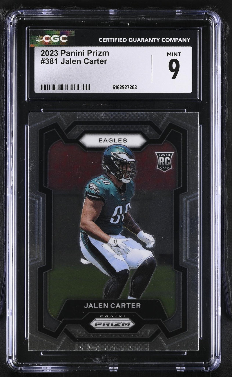 2023 Prizm #381 Jalen Carter CGC 9