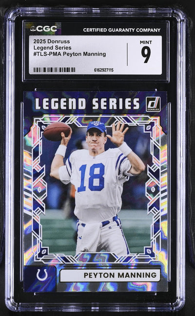 2025 Donruss #TLS-PMA Peyton Manning Legend Series CGC 9