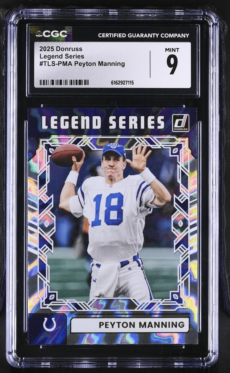 2025 Donruss #TLS-PMA Peyton Manning Legend Series CGC 9