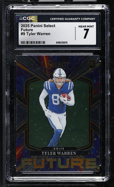 2025 Select #9 Tyler Warren Future CGC 7