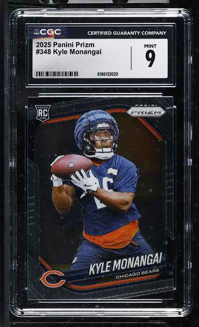 2025 Prizm #348 Kyle Monangai CGC 9