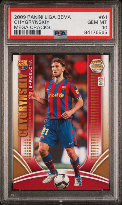 2009 Panini Liga Bbva Mega Cracks Chygrynskiy #61 PSA 10