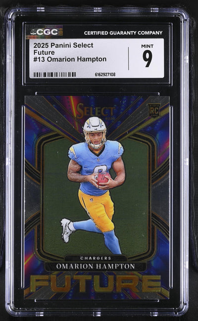 2025 Select #13 Omarion Hampton Future CGC 9
