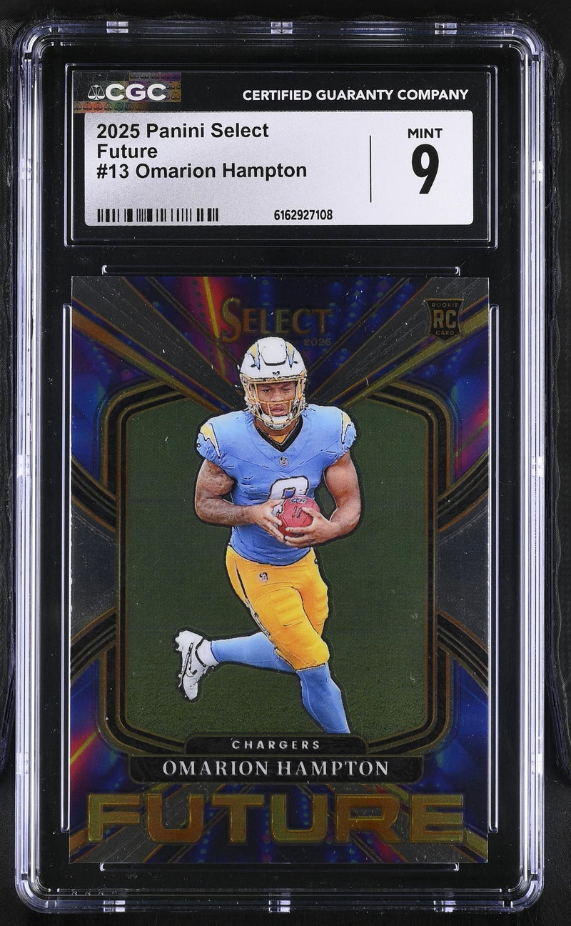 2025 Select #13 Omarion Hampton Future CGC 9