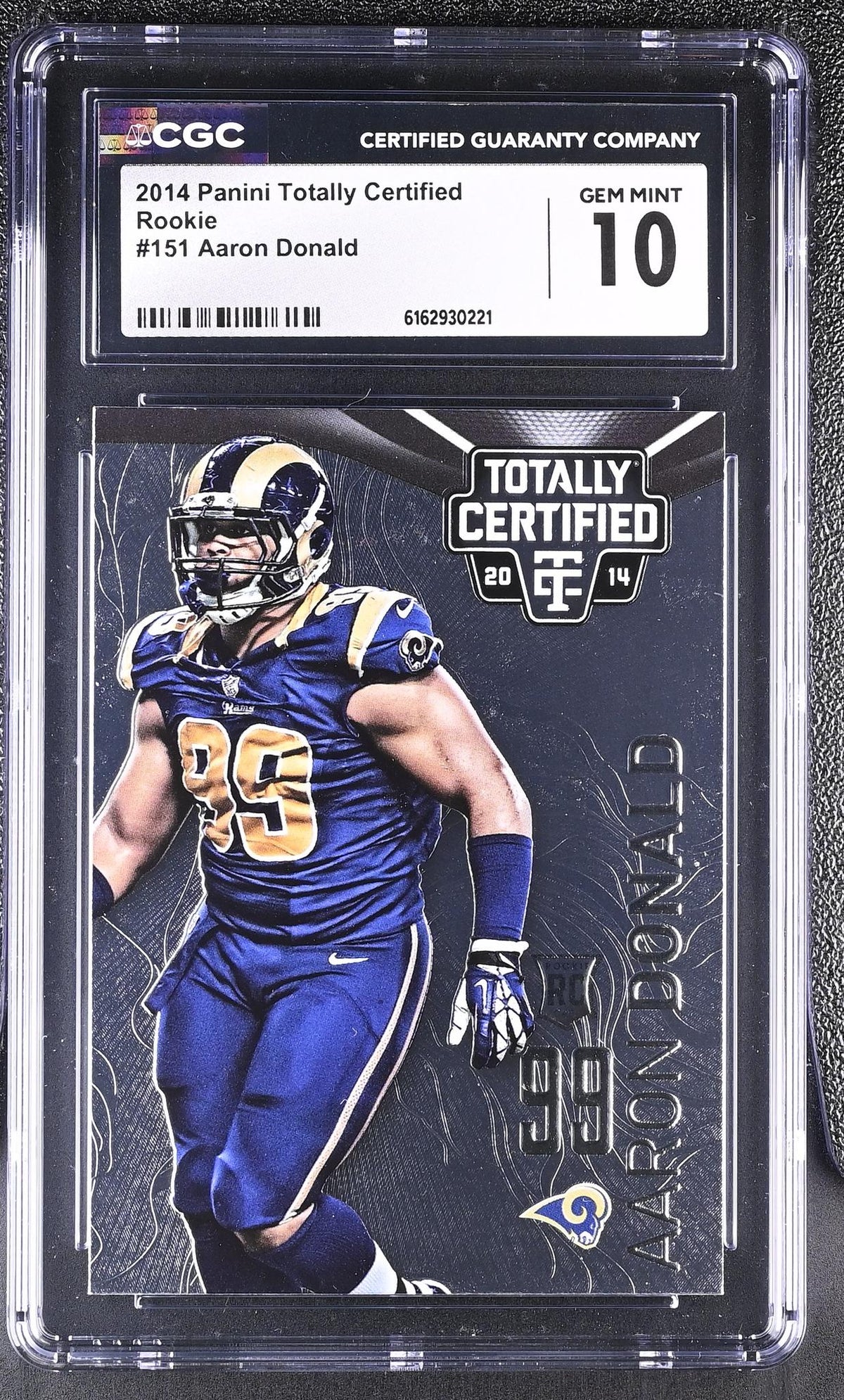 2014 Panini Totally Certified Aaron Donald #151 Rookie CGC 10