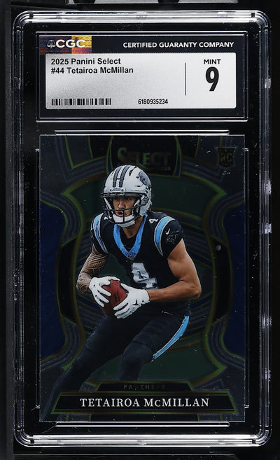 2025 Select #44 Tetairoa McMillan Concourse CGC 9