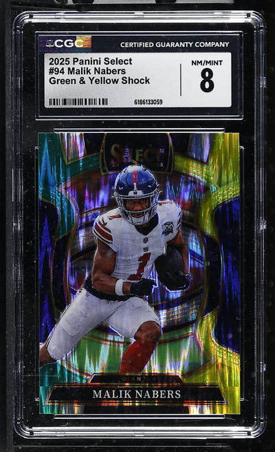 2025 Select #94 Malik Nabers Concourse CGC 8