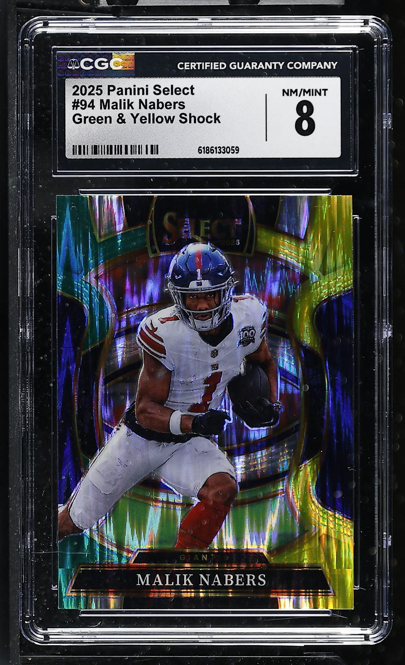2025 Select #94 Malik Nabers Concourse CGC 8