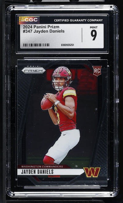 2024 Prizm #347 Jayden Daniels CGC 9