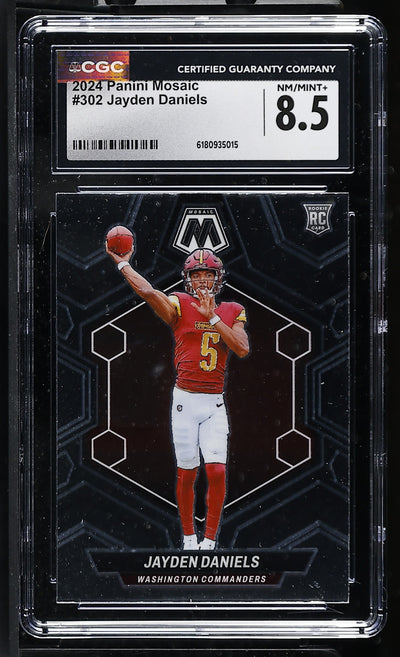 2024 Mosaic #302 Jayden Daniels CGC 8.5