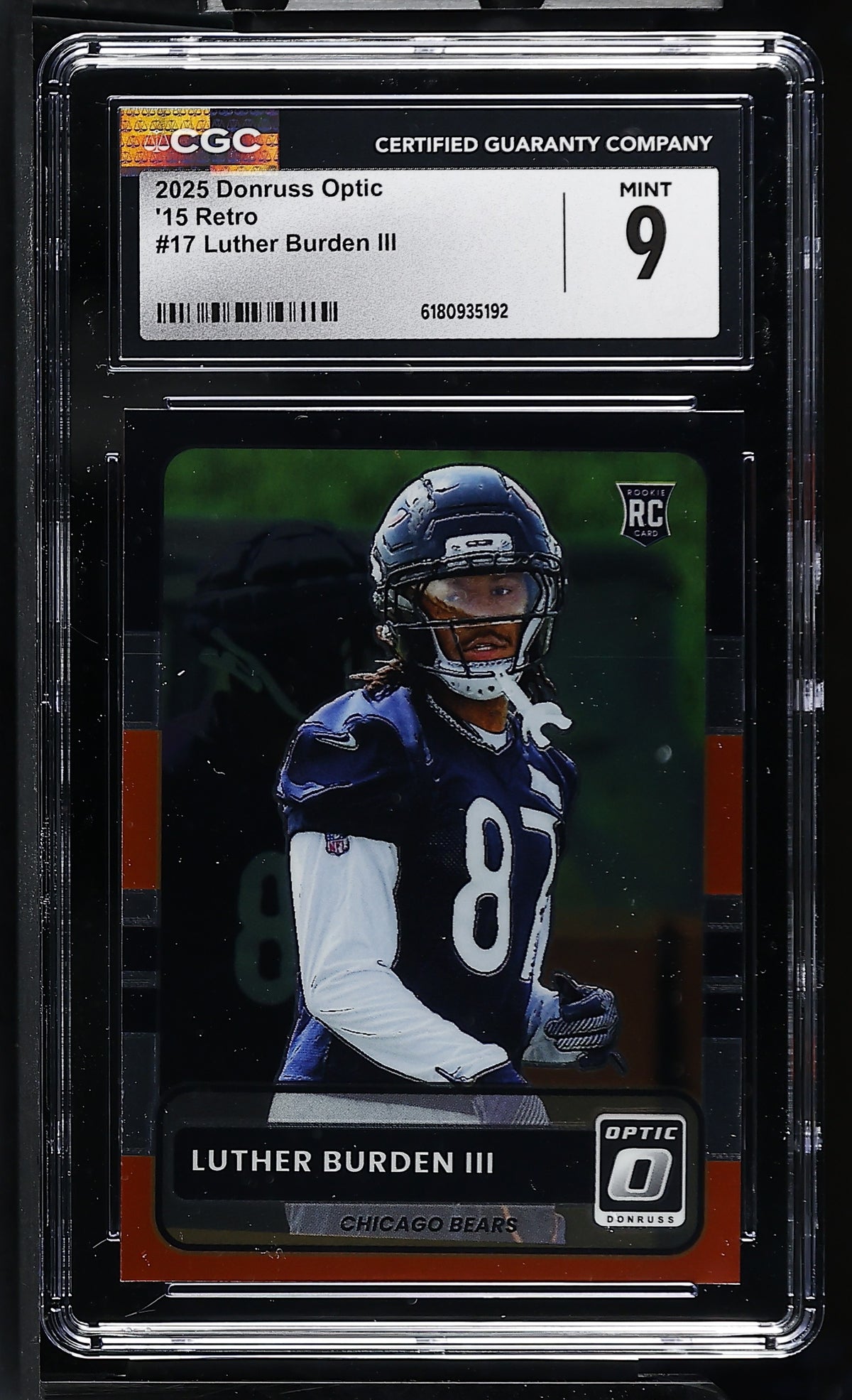 2025 Donruss Optic #17 Luther Burden III Retro CGC 9