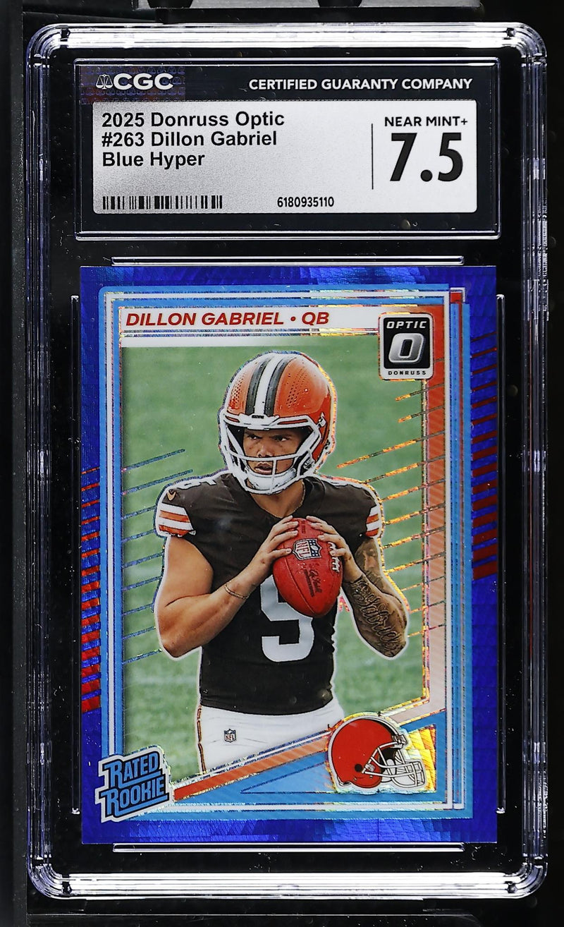 2025 Donruss Optic #263 Dillon Gabriel CGC 7.5