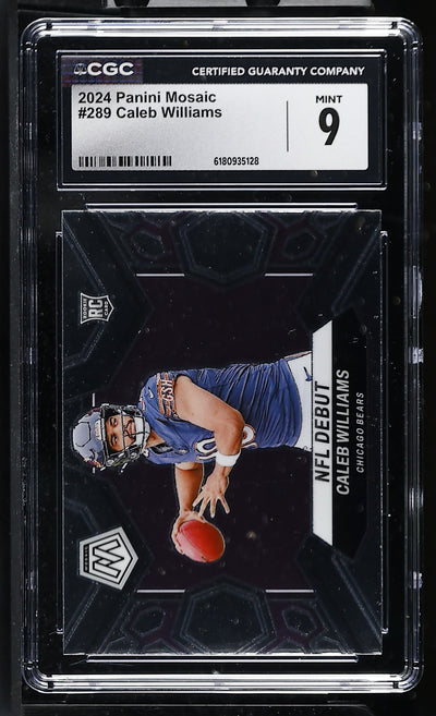 2024 Mosaic #289 Caleb Williams NFL Debut CGC 9