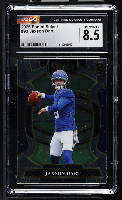 2025 Select #93 Jaxson Dart Concourse CGC 8.5