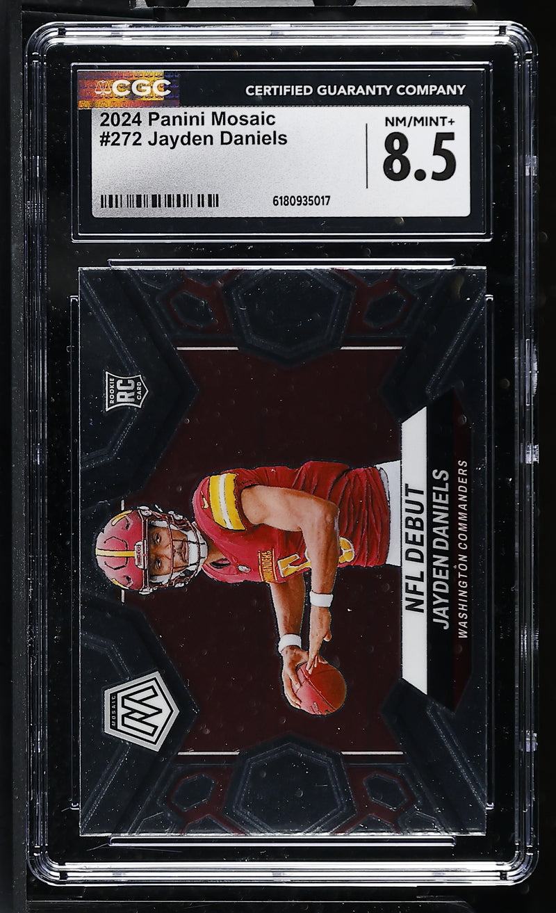 2024 Mosaic #272 Jayden Daniels NFL Debut CGC 8.5