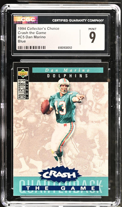 1994 Collector's Choice #C5 Dan Marino Crash the Game CGC 9