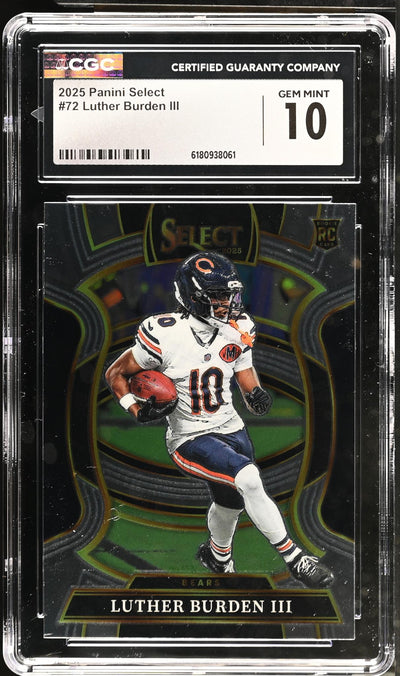 2025 Select #72 Luther Burden III Concourse CGC 10