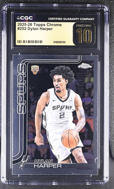 2025 Topps Chrome #252 Dylan Harper CGC 10