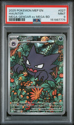 2025 Pokemon Mega Evolution Black Star Promo Mega Battle Deck Haunter #027 PSA 9