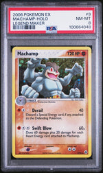 2006 Pokemon Ex Legend Maker Holo Machamp #9 PSA 8