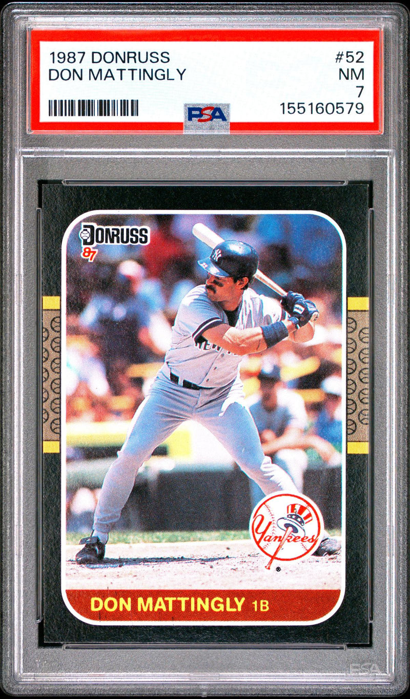 1987 Panini Donruss Don Mattingly #52 PSA 7