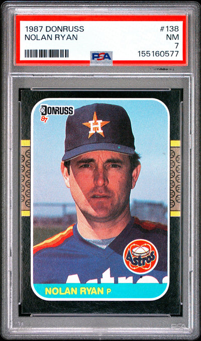 1987 Donruss Nolan Ryan #138 PSA 7