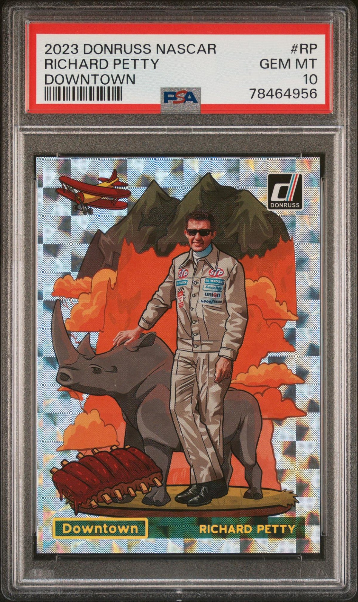2023 Panini Donruss Nascar Downtown Richard Petty #RP PSA 10