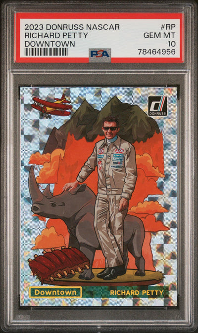 2023 Panini Donruss Nascar Downtown Richard Petty #RP PSA 10