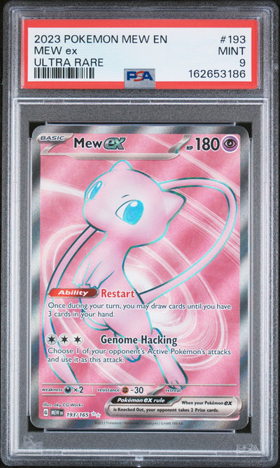 2023 Pokemon Scarlet and Violet 151 Ultra Rare Mew Ex #193 PSA 9