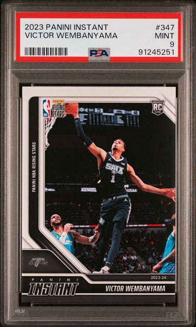 2023 Panini Instant Victor Wembanyama #347 /1 PSA 9