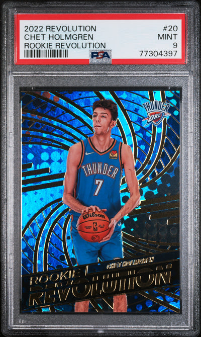 2022 Panini Revolution Rookie Revolution Chet Holmgren #20 PSA 9