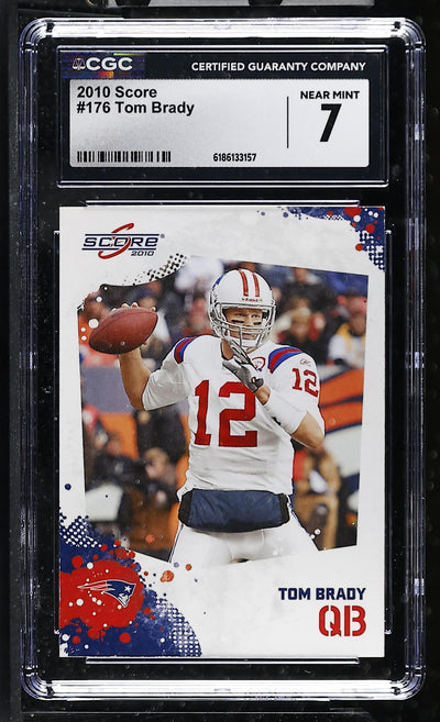 2010 Score #176 Tom Brady CGC 7